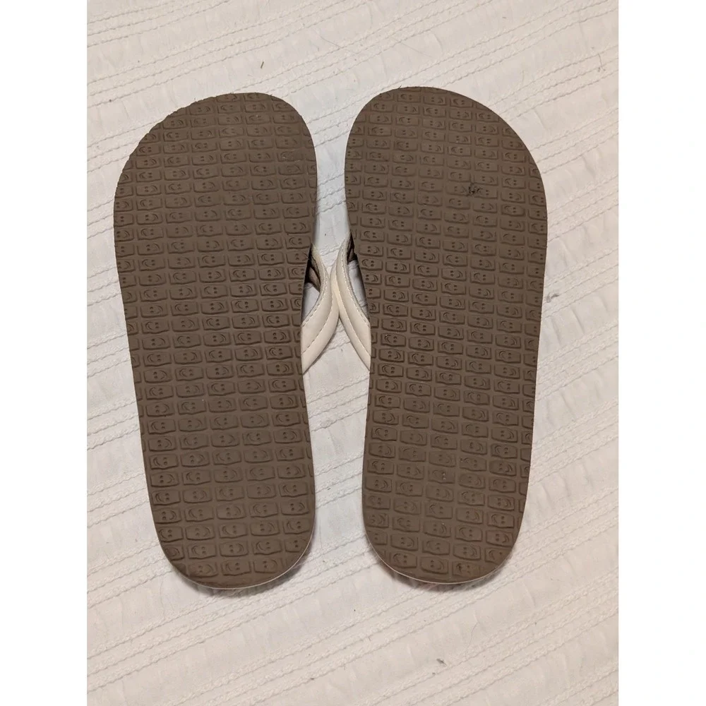 Sanuk Bubblecrush Jelly Bean Flip Flops Rainbow Sandals Women's 6 Beach Twee Fun